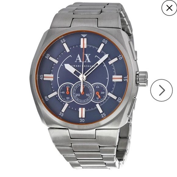 armani exchange silver watch - Picture 1 of 3